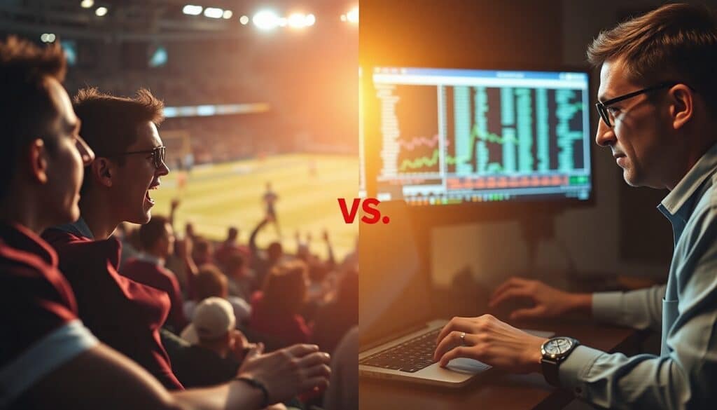 Comparison of emotional sports betting versus analytical methodology